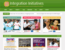 Tablet Screenshot of integrainitiative.org